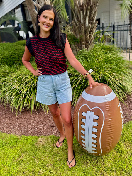 Trendy Touchdowns Sweater