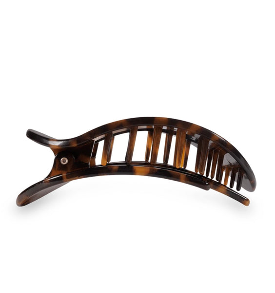 Teleties Tortoise Flat Round Clip