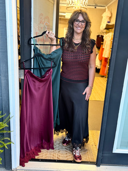 Must Be The One Silk Skirt