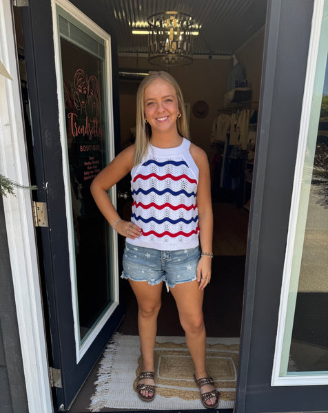 Party In The USA Sweater Tank
