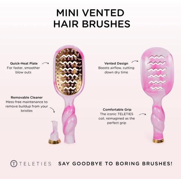 Teleties Mini Pinch Me Hair Brush