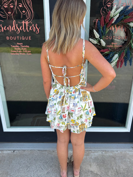 South Of France Romper