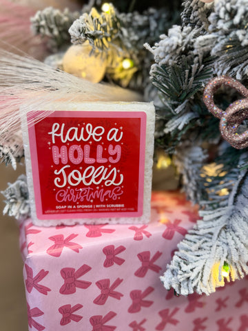 Holly Jolly Soap Sponge