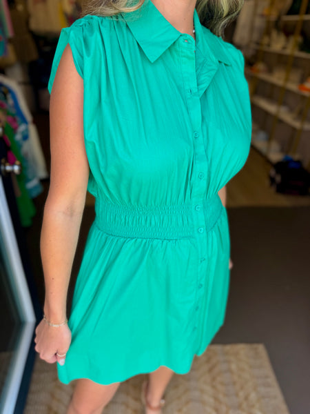 Aqua Girl Mini Dress