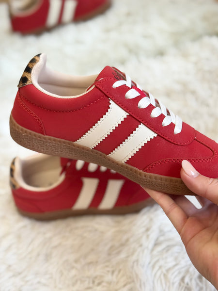 Corkys Heads Up Red Sneakers