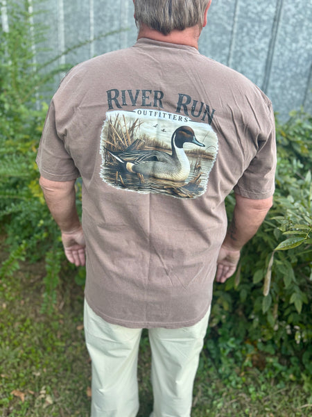 River Run Outfitters Chocolate Tee