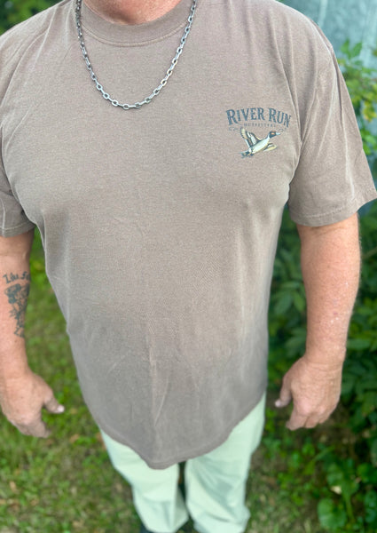 River Run Outfitters Chocolate Tee