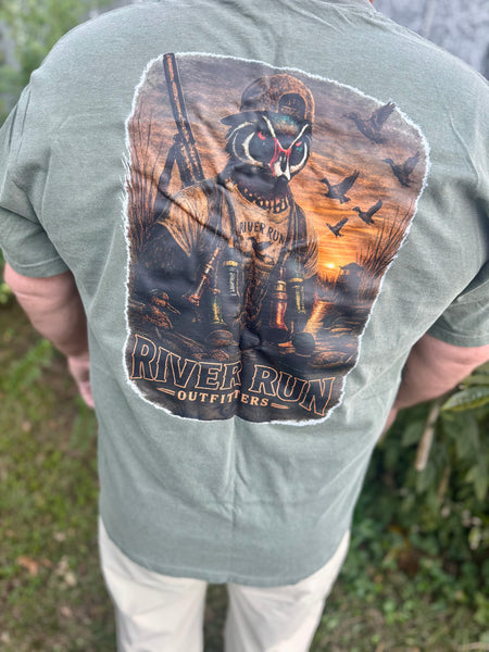 River Run Outfitters Olive Tee